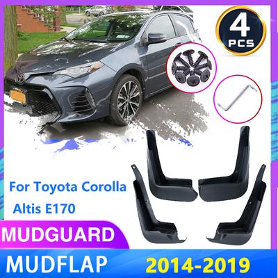 Apărătoare de noroi pentru Toyota Corolla Altis E170 2014 ~ 2018 2016 Apărătoare de noroi Flare Apărătoare de noroi Apărătoare de stropire Apărătoare de mașină