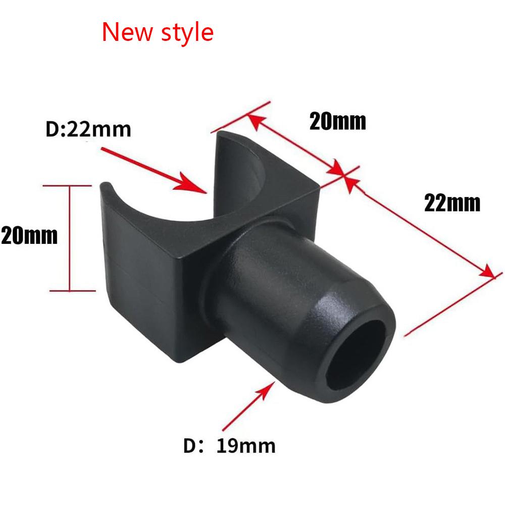 4Pcs Replacement Wheelchair Seat Rail Guide Black(Two styles Send Randomly)