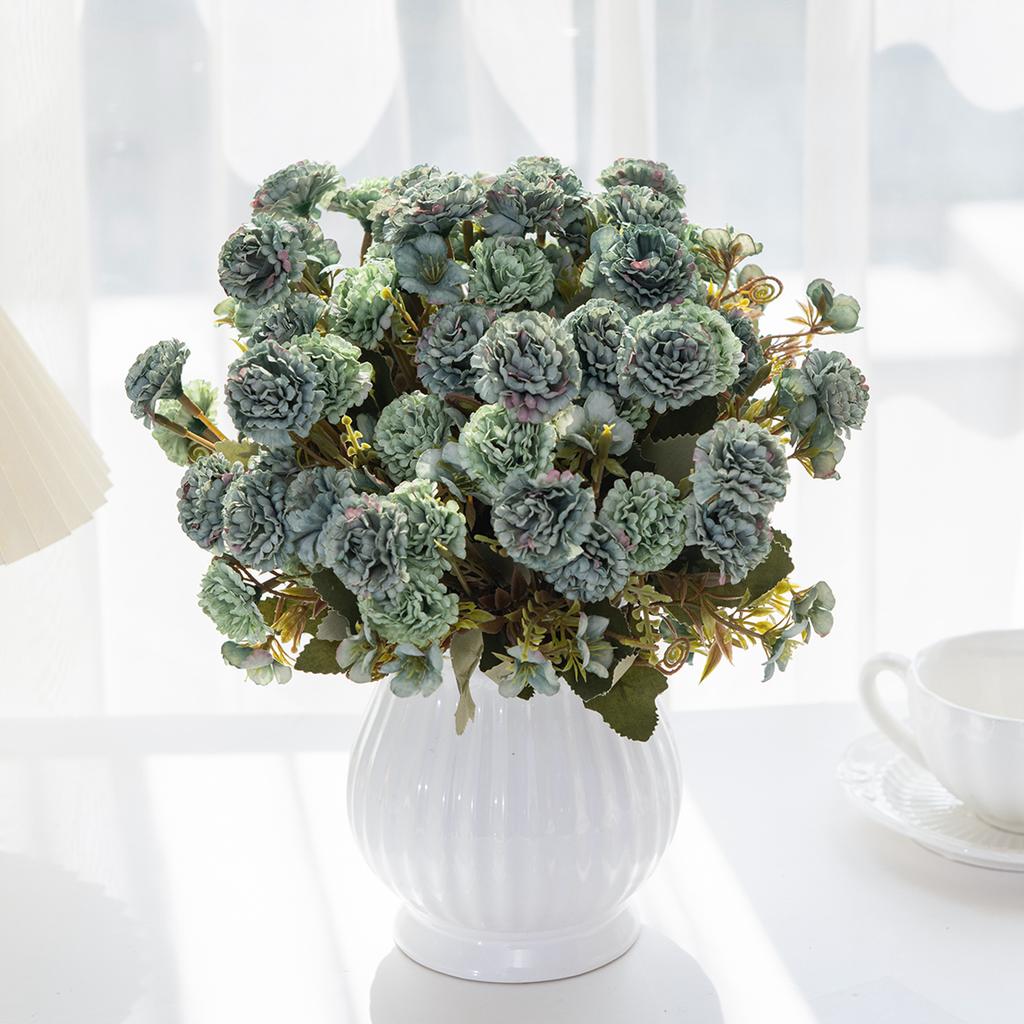 1 STK Künstliche Blumen Europäische Kleine Nelken Nelken Zuhause Pographie Weihnachtsdekoration Handgefertigt Hochzeit DIY Materialien
