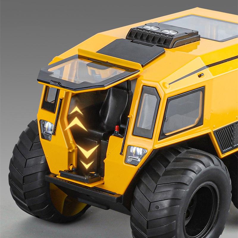 1:24 Sherp Alloy ATV Camion Modèle Moulages sous Pression Métal Véhicules Tout-Terrain Hors-Route Modèle de Voiture Simulation Son et Lumière Jouet Cadeau pour Enfants