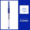 10PCS/box Red and Blue Pen Gender-neutral Pen Student Business Signature Pen Writing Trace 0.5mm Stationery