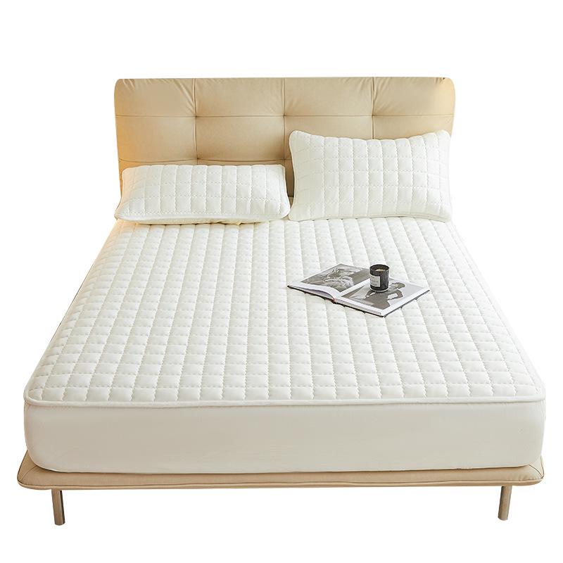 Premium Waterproof Quilted Mattress Protector for Moms & Babies – Dustproof Cover