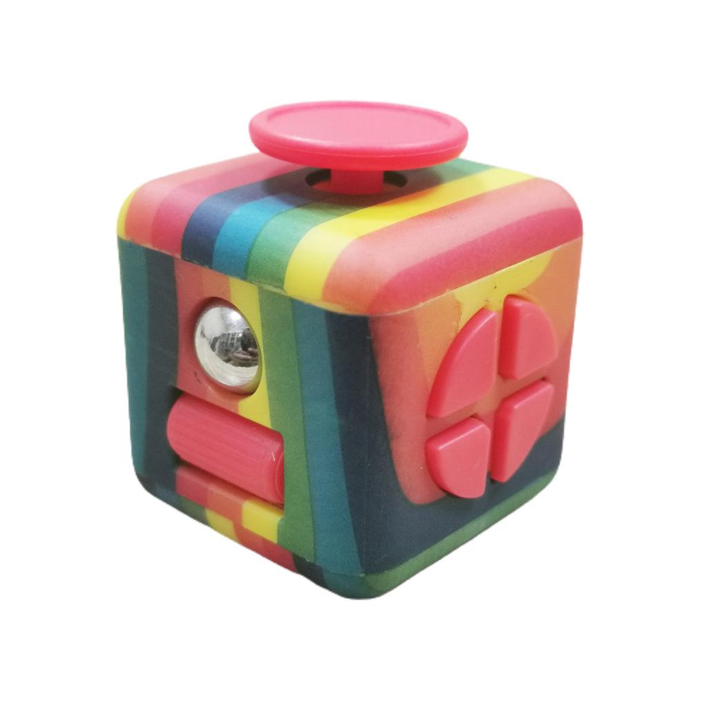 Fidgeting Toys Counter Stress Toys Magiques Push Relaxation Dice Rainbow Fingertip Hand Game Antiestress Unwind Toys For Figet Toys