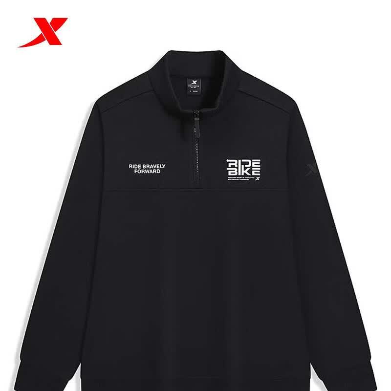 XTEP Men s Casual Sport Long Sleeve Pullover Top 3XL
