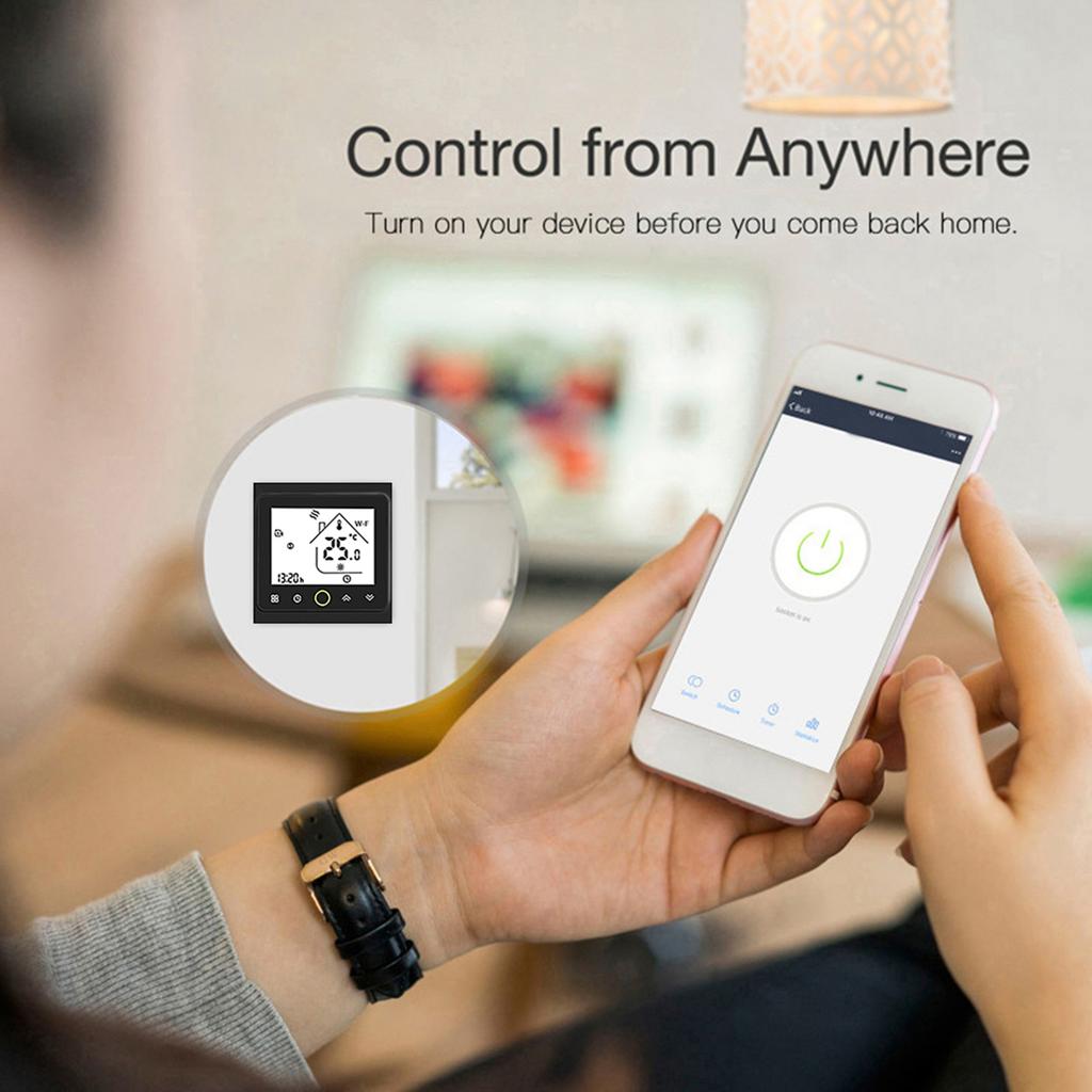 Wi Fi Smart Thermostat Temperature Controller APP Control 5A Compatible with Alexa    Home Water   Gas Boiler