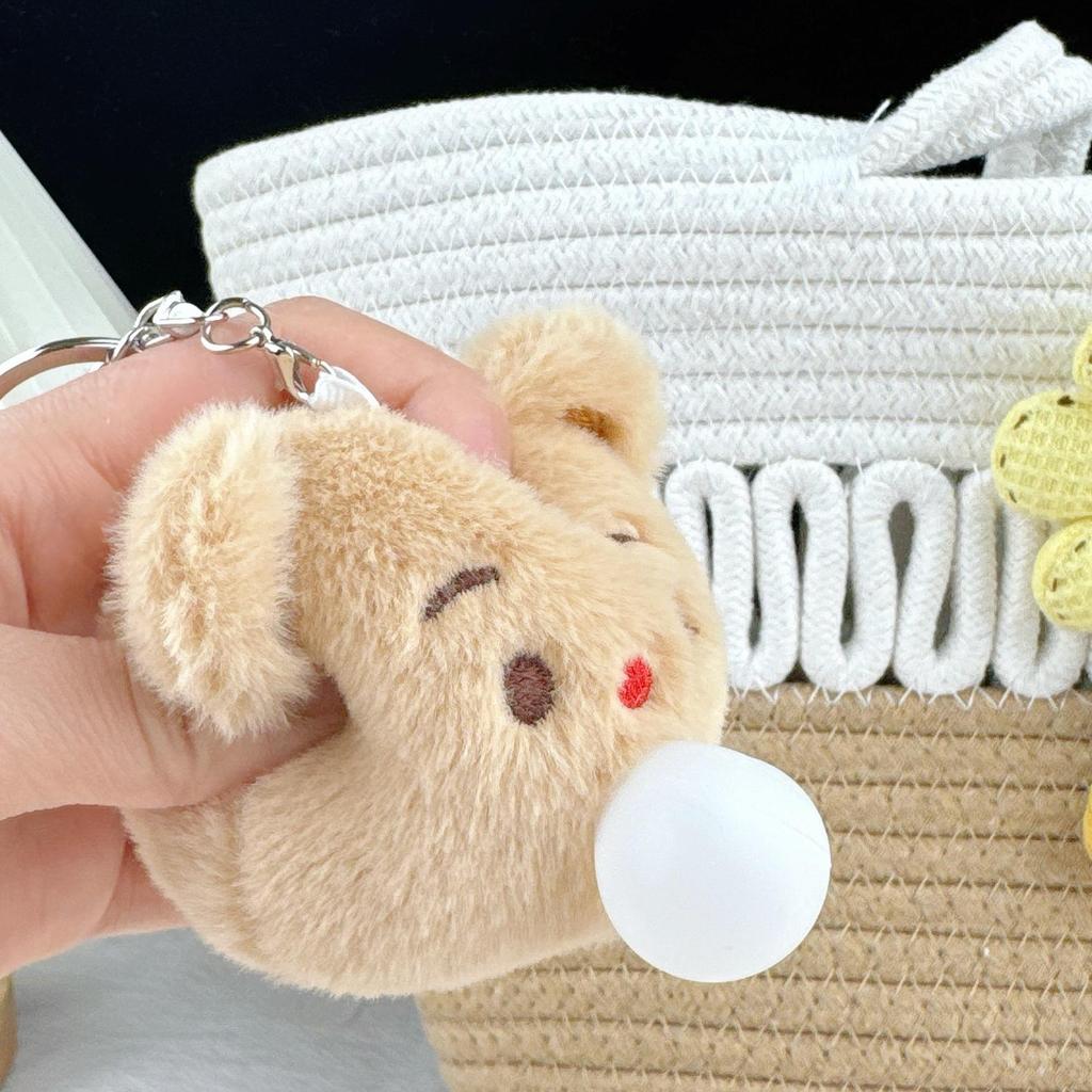 Heart Plush Doll Pendant - Cute Cartoon Gift for Best Friends & Students