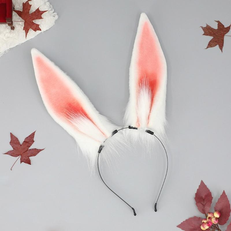 Easter Party Plush Bunny Headband Woman Makeup Cosplay Party Headwear Supplies