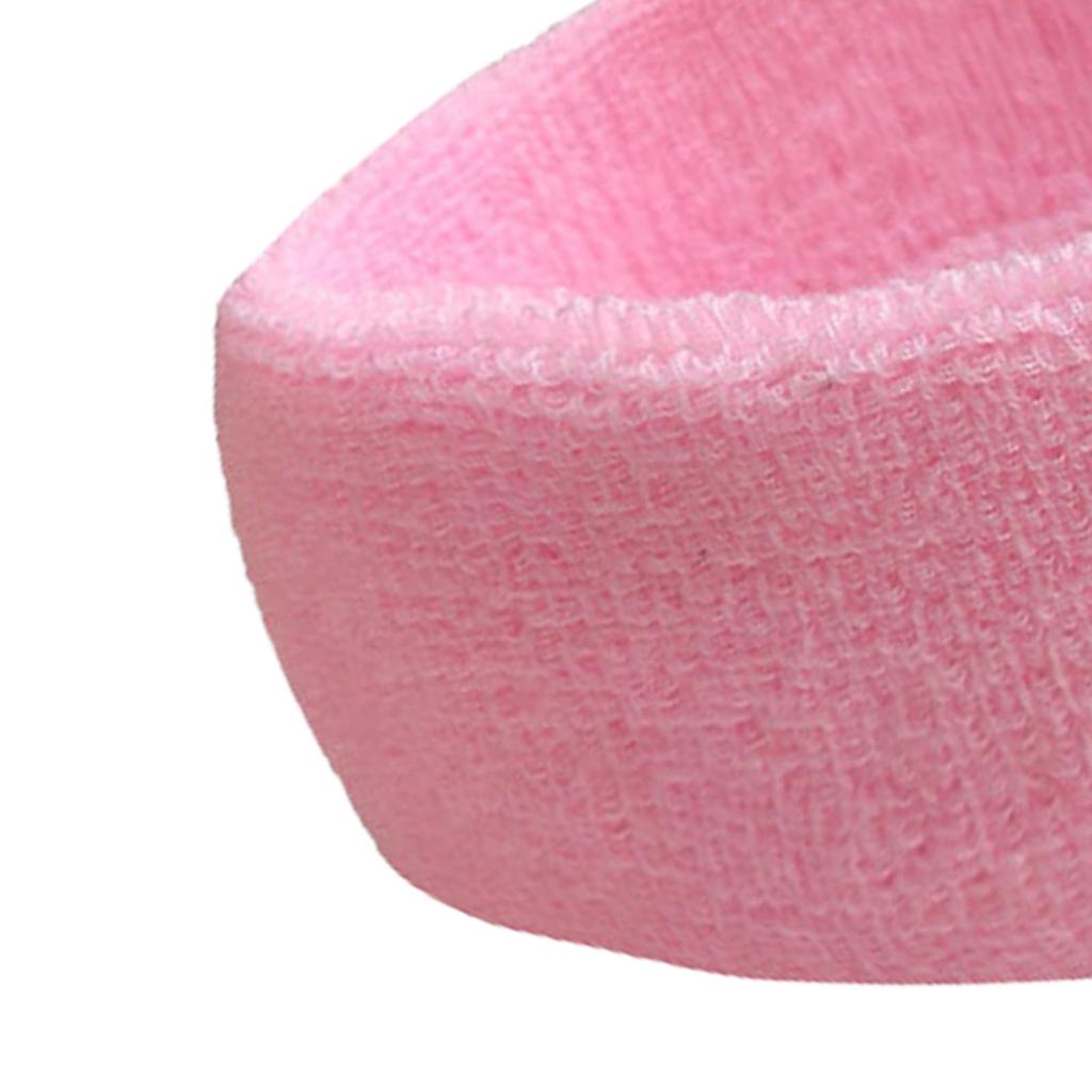 Athletic Headbands Sweat Absorbing Elastic Breathable Sport Hairbands for Workout Fitness Cycling Outdoor Pink