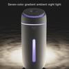 ABS Air Humidifier Adjustable Breathing Light Sealed 400ml Cylindrical Button Control Home Office Mist Maker Diffuser