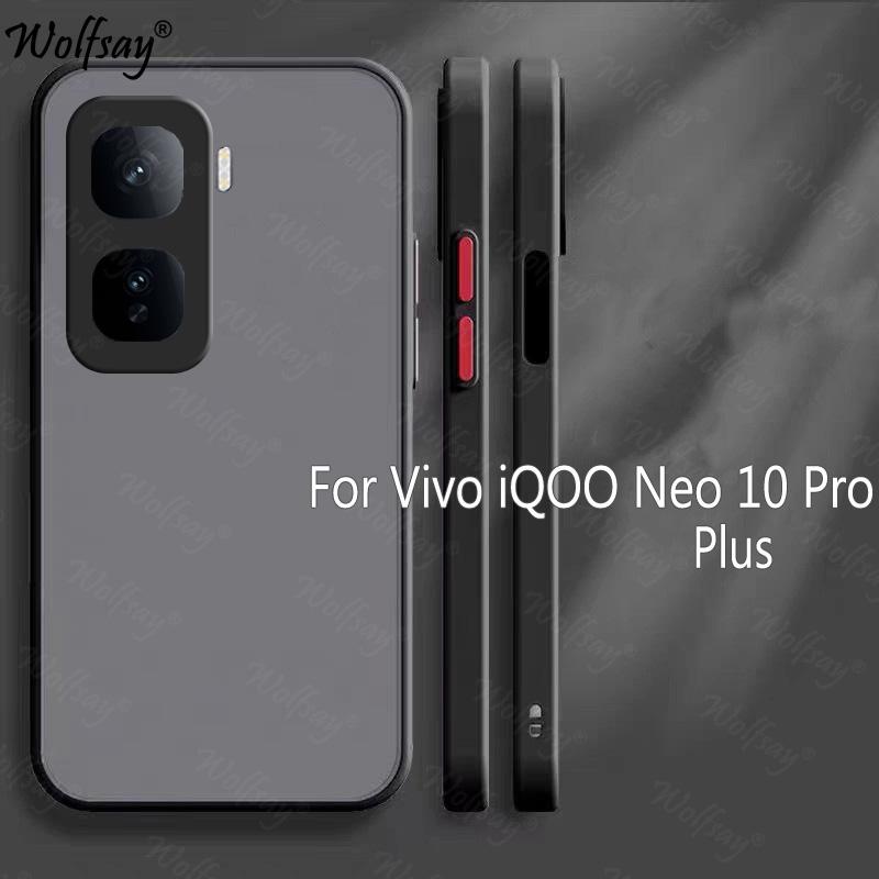 

Полупрозрачный чехол для Vivo iQOO Neo 10 Pro Plus Чехол Силиконовая накладка Чехол для Vivo iQOO Neo 10 Pro Plus Для Vivo iQOO Neo 10 Pro Plus vivo iQOO Neo10 Pro (China) чёрный
