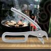 Aluminum Alloy Pan Tongs Heavy Duty Baking Tongs Universal Pizza Pan Gripper  Cooking