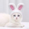 Cat Headgear Cute Pet Dog Cat Caps Rabbit Ears Hats For Cats Kids Bunny Cosplay Props Bunny Ears Pet Headdress Cat Accessories