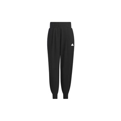 Solid Color Logo Joggers Women Bottoms Black IM8830