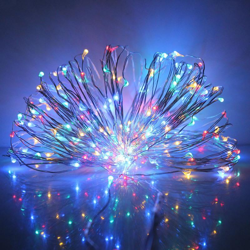 

LED Fairy Lights, Battery Operated String Lights LED Ultra Thin Copper Wire Mini Fairy Lights for DIY Home, Vase, Party Decor 1m 10LEDs