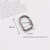 In-Stock: High-Grade D-Shaped Spring Ring Buckle for DIY Bag Handles & Straps