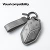 Leather Car Key Case Cover Shell For BYD Equations Leopard 5 Leopard 8 Leopard 3 Key Case Shell Keyring Keychain Accessories