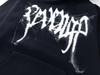 2022 autumn and winter new high street beauty tide revenge smoke skull print loose fleece hooded sweater