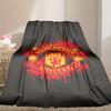 1pc Easy-Care Manchester United Manchester City Blanket, Perfect for Couch, Bed, Home, Travel & More, Warm & Durable Printed Blanket