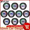 AD Digital 52MM Tachometer Rpm Gauge AFR Boost Gauge Water Oil Temperature Gauge Oil Press Voltmeter EXT Gauge Fit for 12V Car