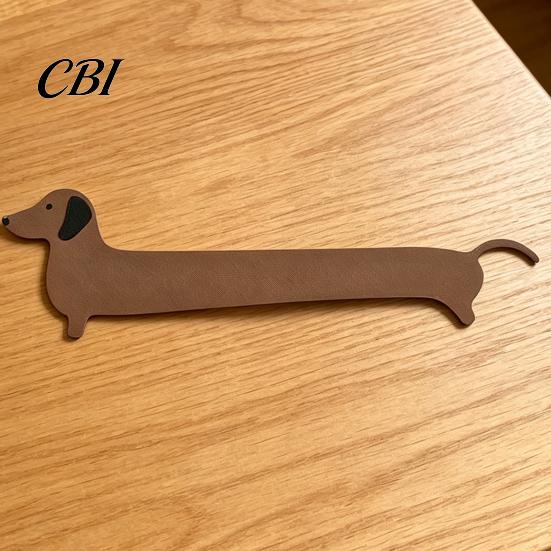 Personalized Bookmarks 2Pcs 3D Printed Dog Bookmark, Dachshund Page Holder for Students, Cute Book Lover Gift Idea Puppy Marker Office School Reading,