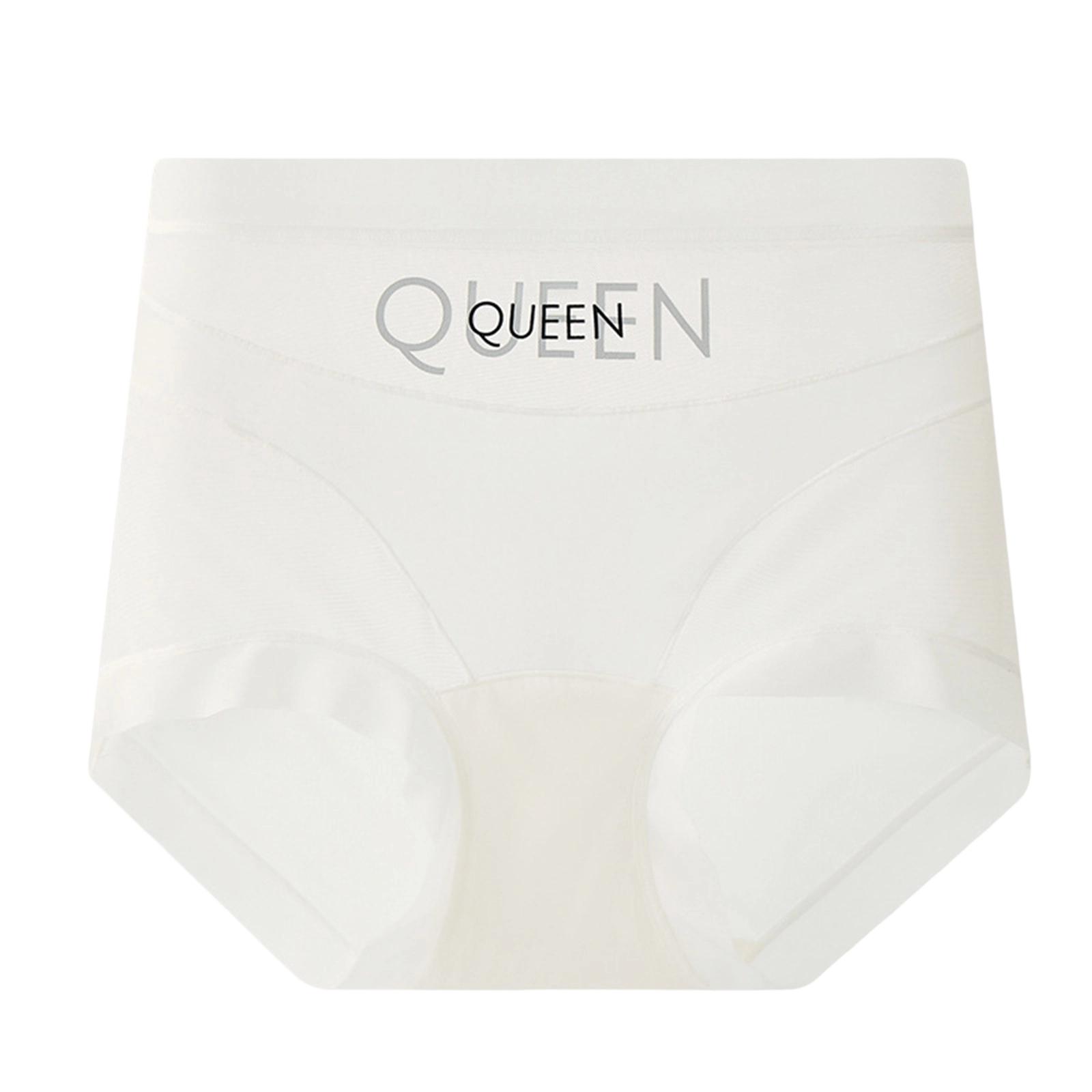 Women s High Waisted, Abdominal Shaping Underwear, Thin, Comfortable, Seamless, Breathable Underwear M белый