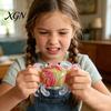 Decompression Toy Crab Squeeze Slow-Rising TPR Fidget for Stress Relief Elastic Pinch Cute Transparent Claws Portable Gadget Kids Adults