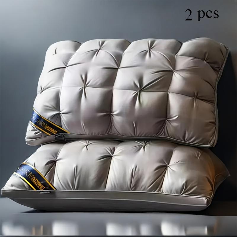 1/2pcs Twisted Flower48 × 74cmStar Hotel High and Low Pillow Home No Collapse Cervical Pillow Insert Waterable Wash Pillow Inner