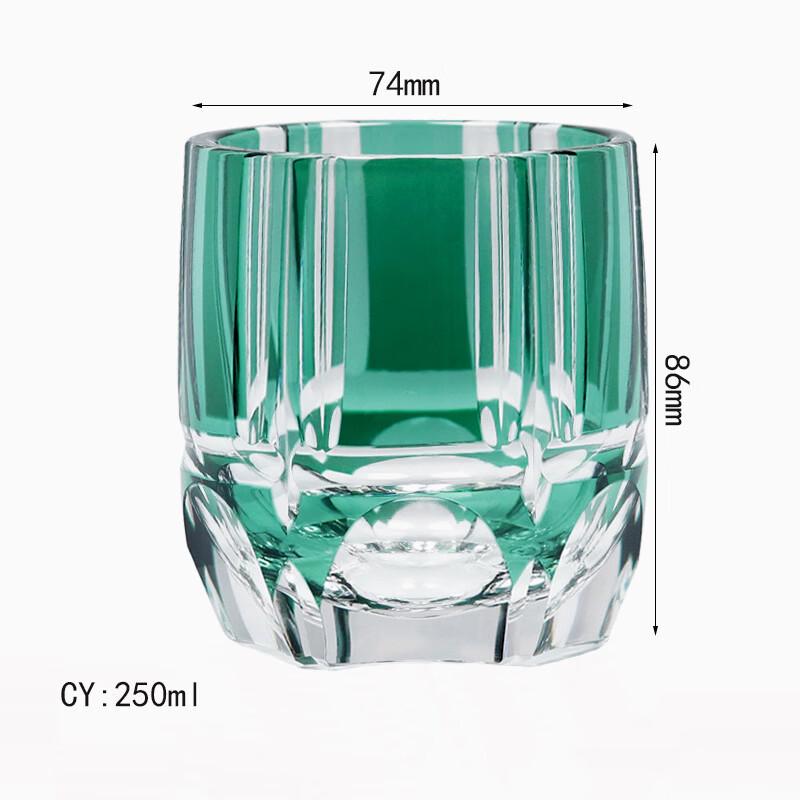 Japoński zestaw ręcznie ciętych szklanek do whisky Edo Kiriko