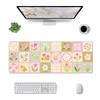 Glitter Gold Marble Mouse Pad Black White Swirl Fluid Vein Pattern Non Slip Desk Mat Gamers Office Home Keyboard Desktop Decor
