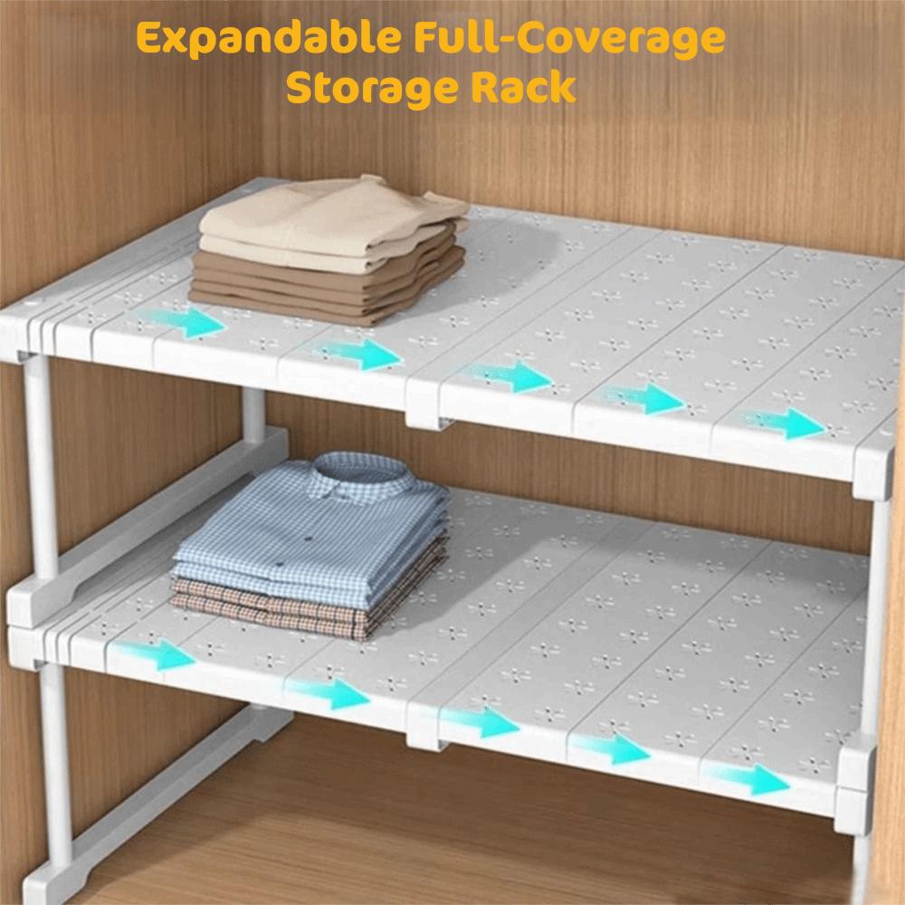 Expandable Organizer Shelf Multi Layered Storage Rack Cabinet Organizers Cabinet Divider Closet
