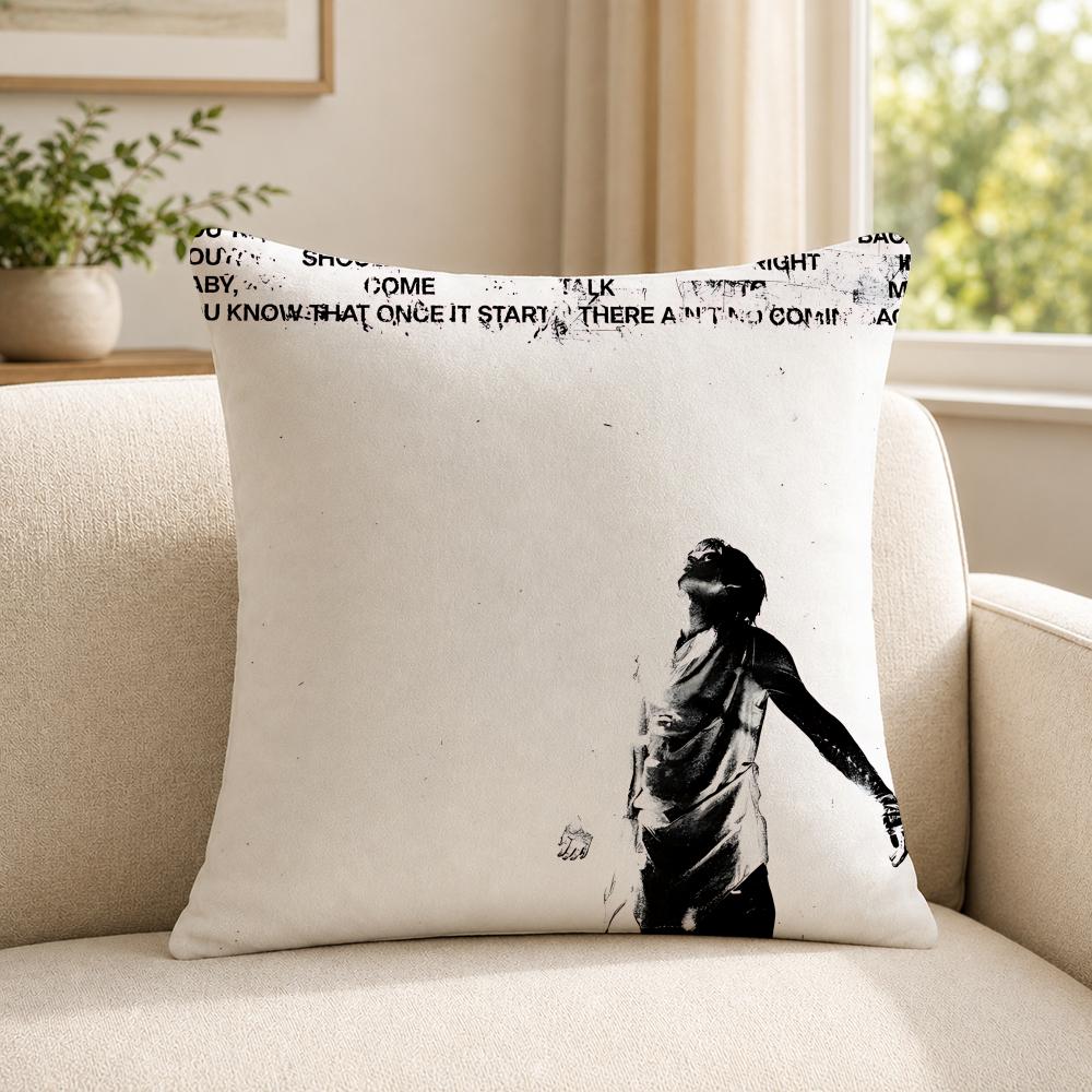 Singer BBryan CChase Cushion Cover Soft Short Plush SkinFriendly Cushion Case for MultiScene Use