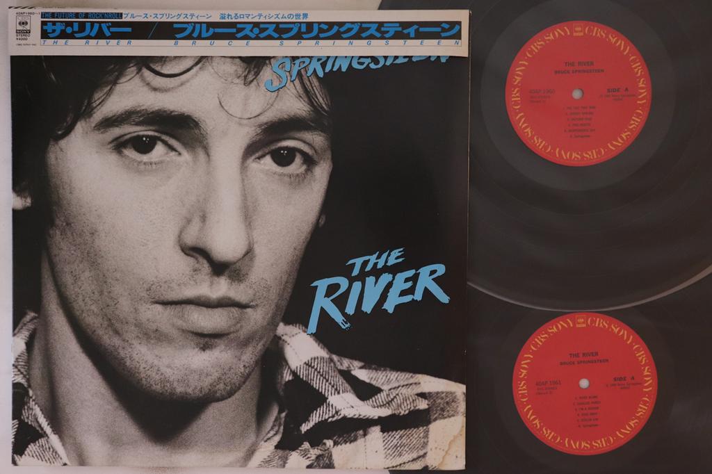 LP Record BRUCE SPRINGSTEEN - River 40AP196061 CBS SONY 1980 Japan Obi Rock Used