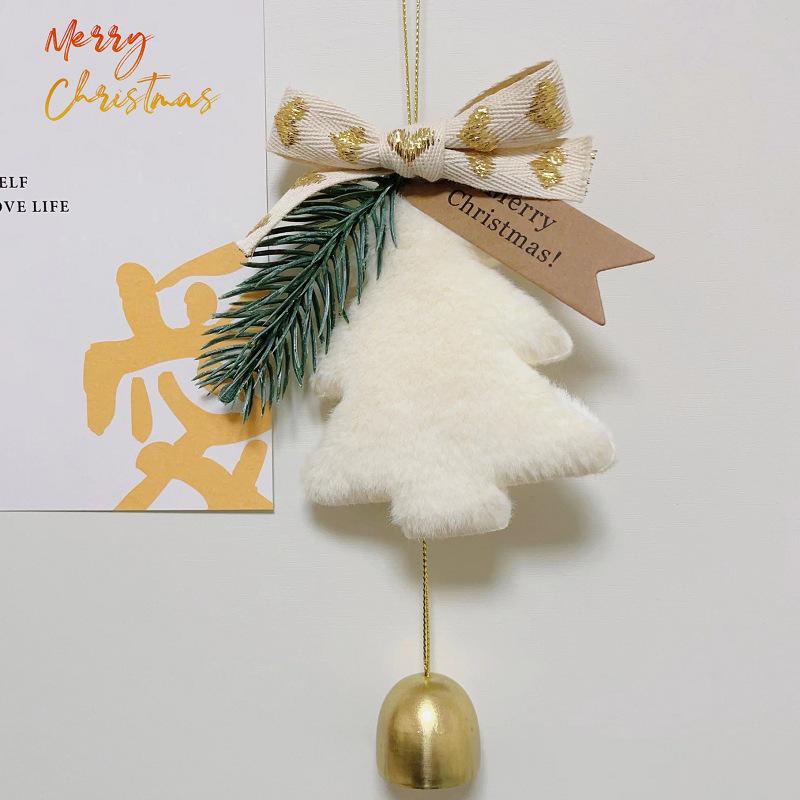 Festive Christmas Tree & Door Hanging Bells - Plush Ornaments & Gifts