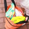 Compact Folding Shopping Cart with Wheels - Lightweight and Portable for Household Use