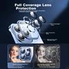 With Built-In Lens ProtectorPhone Case for IPhone 13 Pro Max, Borderless Full Lens Protection, Fully Transparent, Ultra-Thin, Shockproof Case