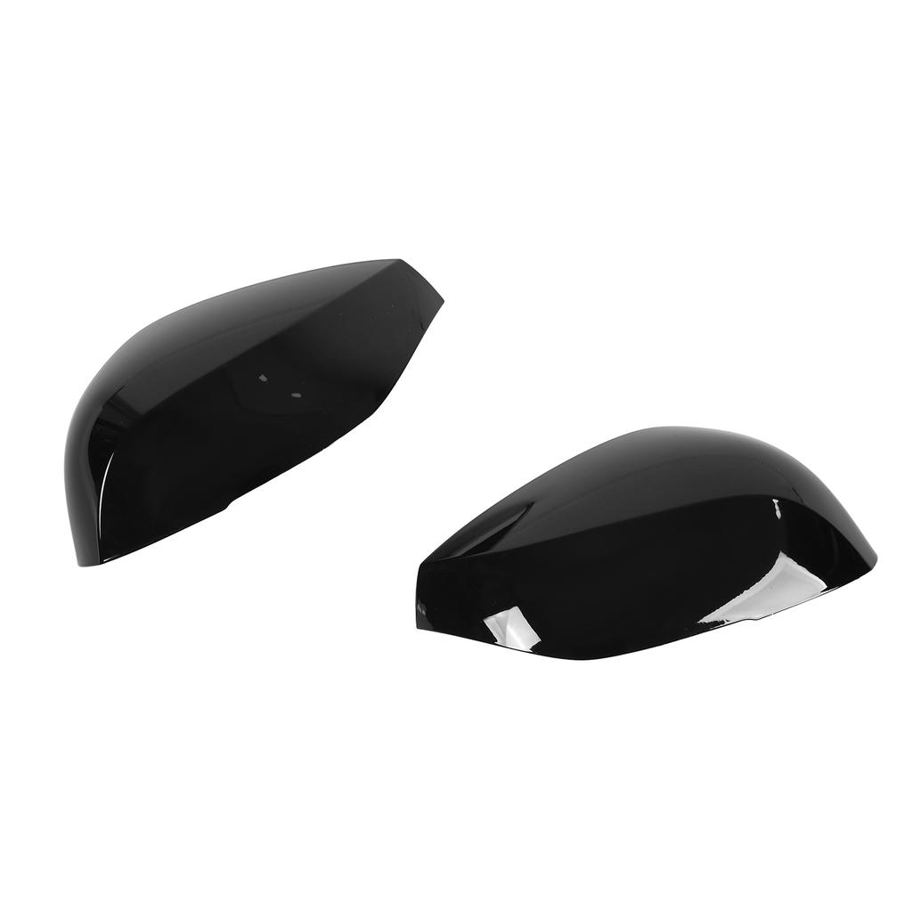 Glossy Black Rear View Side Mirror Cover Housing Trim Replacement for Infiniti Q50 Q50S Q70 2014‑2020
