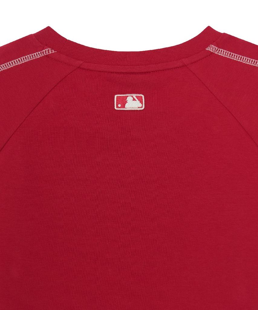 Emelbi Women'S Sporty Track Crop Short Sleeve T-Shirt Bos (Red)