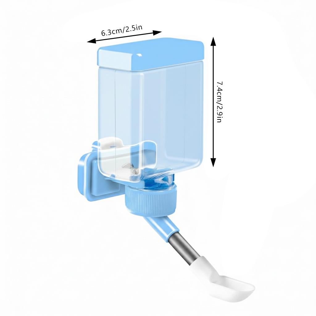 Bird Automatic Waterer Parrot Cage Accessory Drinking Dispenser with Leak Proof Design for Small and Medium Birds
