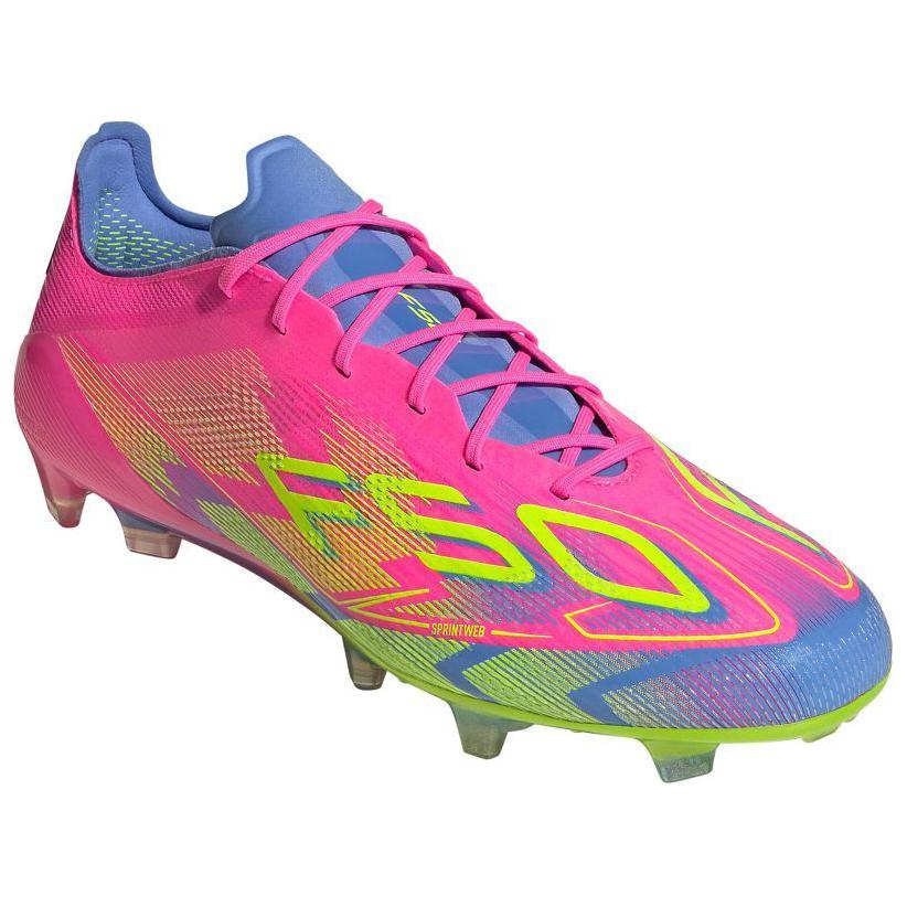 adidas F50 Elite FG Mystic Victory Pack Unisex Sneakers Lucid-Pink Lucid-Lemon Blue-Fusion IE1203
