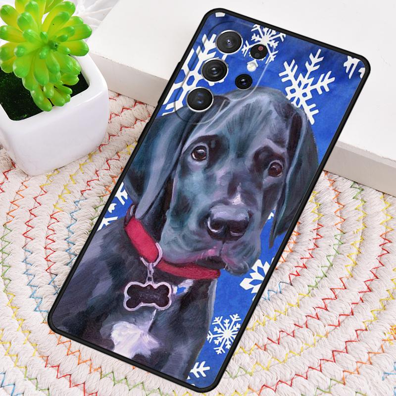 Great Dane Dog Watercolor Silicone Phone Case For Samsung Galaxy note 10 pro S26 S25 S24 S23 S22 S21 Plus S25Ultra Capa Cover