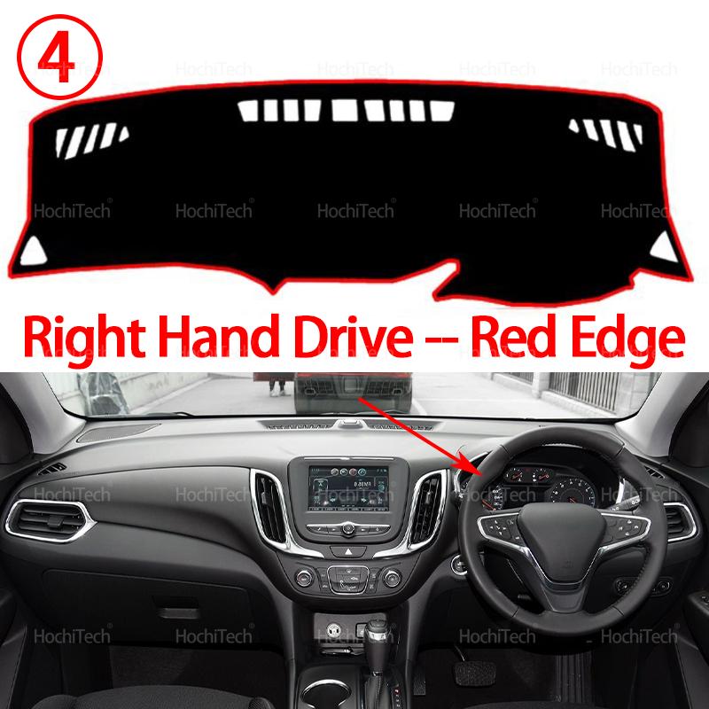 For Chevrolet Equinox 2017 2018  MK3 3rd Gen 3 Holden Equinox Dashboard Cover Avoid Light Pad trument Platform Mat Carpet