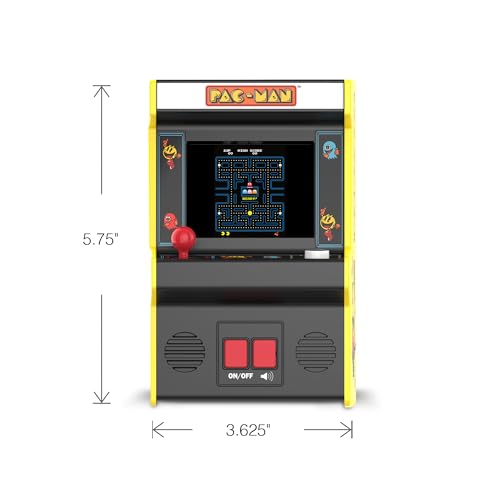 Arcade Classics - Retro Mini Arcade Game with Full-Color Screen, Classic Handheld Electronic Game Console, 90s Toy, Great Gift for Kids Ages 8+, Pac-M