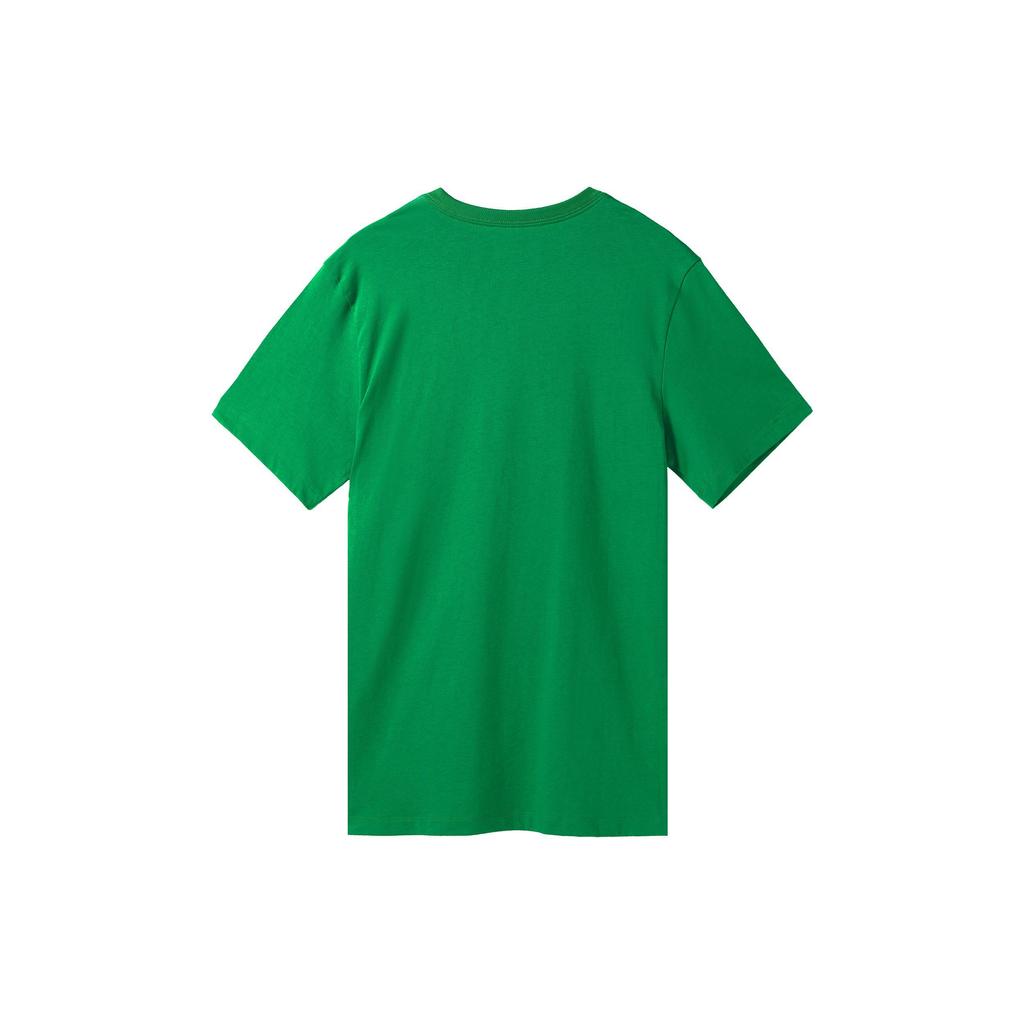 Jordan Amerikaans Retro Merk Logo Print Ronde Hals Pullover Sport T-shirt met Korte Mouwen Heren Tops Groen DV1446-310