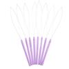 Plastic Handle Steel Wire Crochet Hook for Hair Extensions and Beading - Stainless Steel DIY Tool