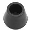 19mm Walking Cane Tip Prevent Slip Wearable Low Noise Round Rubber Crutch Tips for Bath Chair Foot 10pcs