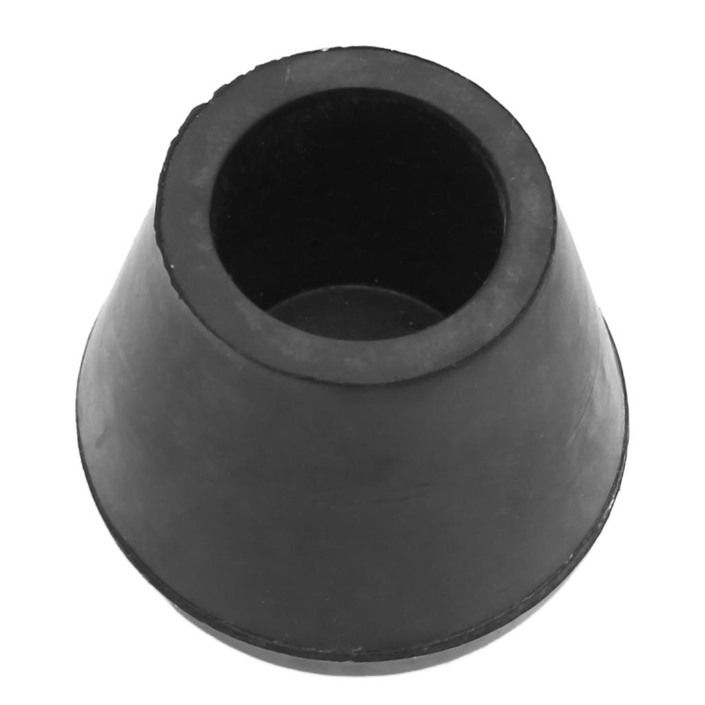 19mm Walking Cane Tip Prevent Slip Wearable Low Noise Round Rubber Crutch Tips for Bath Chair Foot 10pcs
