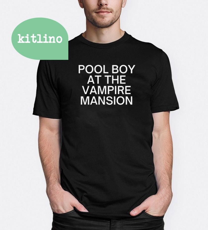 Pool Boy at the Vampire Mansion  F51108 Unisex T-Shirt L