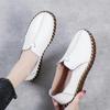 Waterproof Loafers Wide Width Women Driving Shoes Woman Black Genuine Leather Flats Red Designer Loafers Women White Moccasins