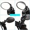 Bike Mirror 360 Degree Adjustable Rotatable Handlebar Mirror Wide Bycicle Accessories Cycling Rear View MirrorBike Mirror 360 De