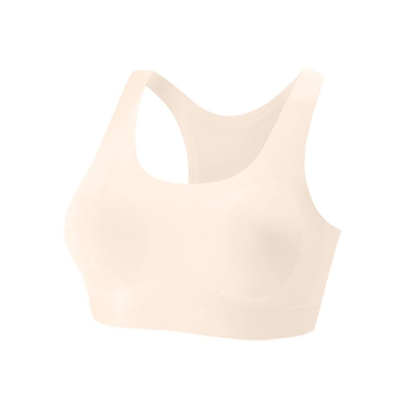 Girls' sports underwear, primary school, junior high school students, seamless shock-proof breathable bra, girls' developmental vest